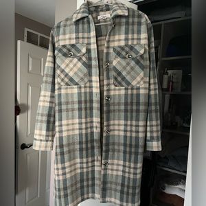 Plaid shacket